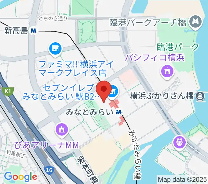 ローソン・ユナイテッドシネマ STYLE-S みなとみらいの地図