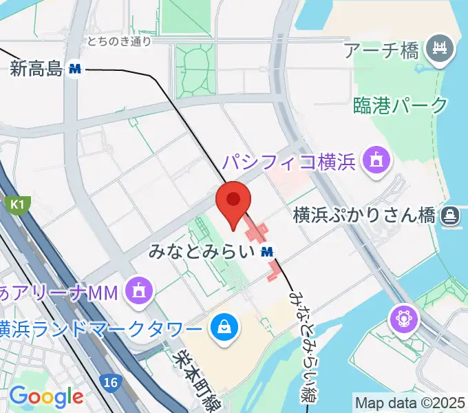 ローソン・ユナイテッドシネマ STYLE-S みなとみらいの地図
