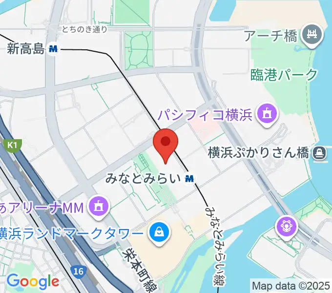 ローソン・ユナイテッドシネマ STYLE-S みなとみらいの地図