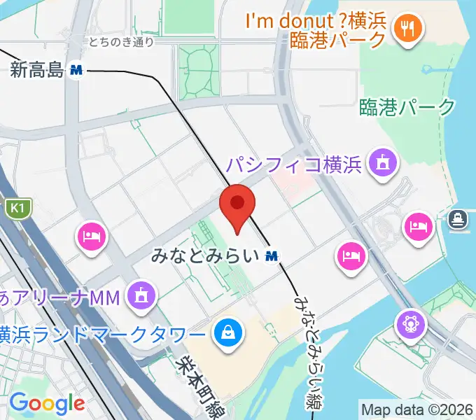 ローソン・ユナイテッドシネマ STYLE-S みなとみらいの地図