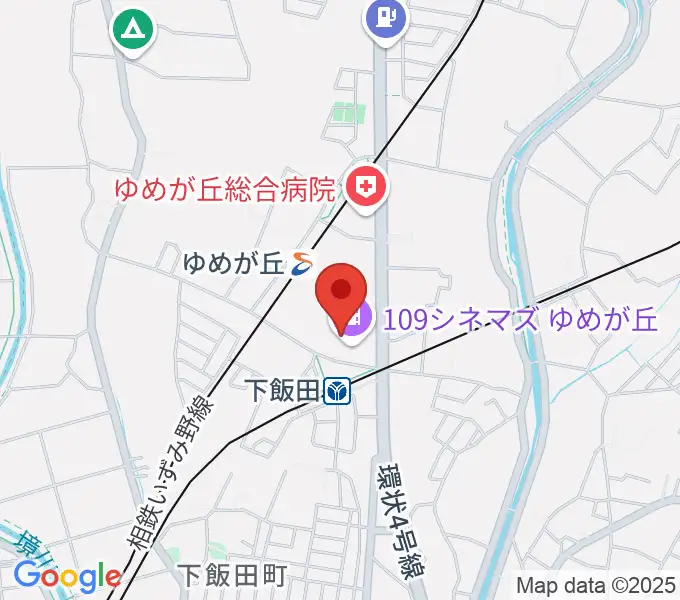109シネマズゆめが丘の地図