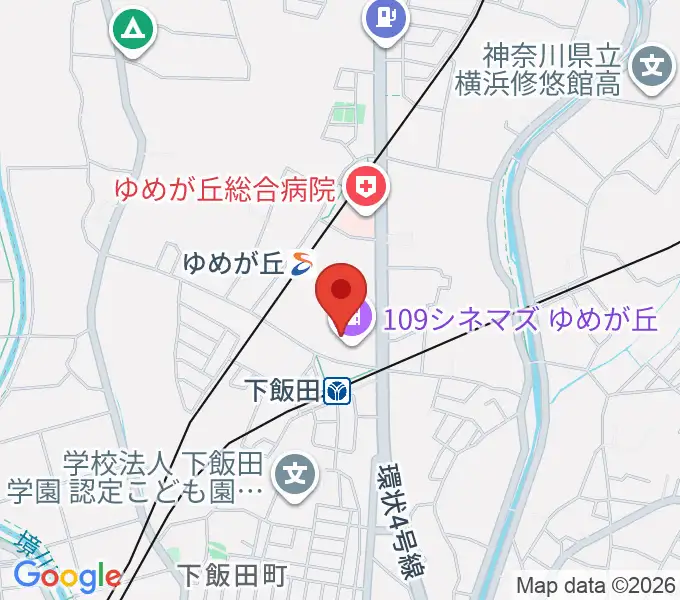 109シネマズゆめが丘の地図