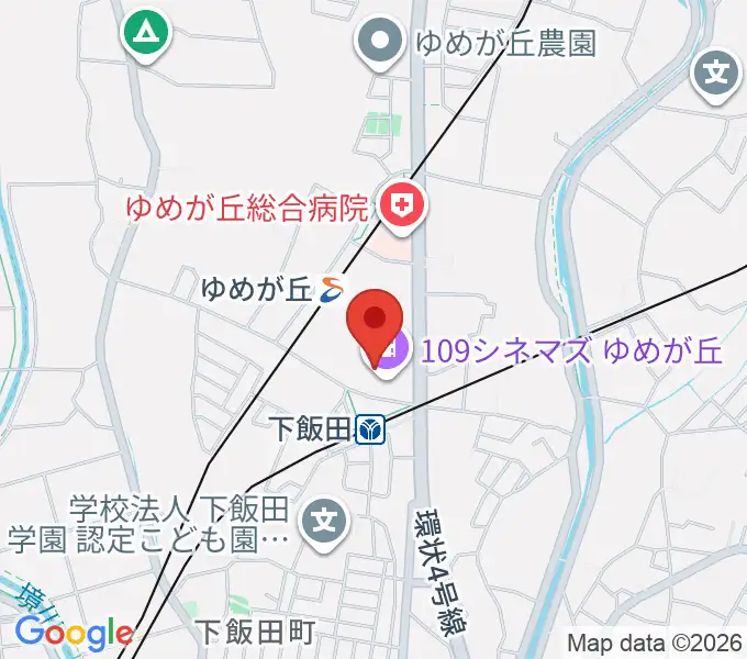 109シネマズゆめが丘の地図