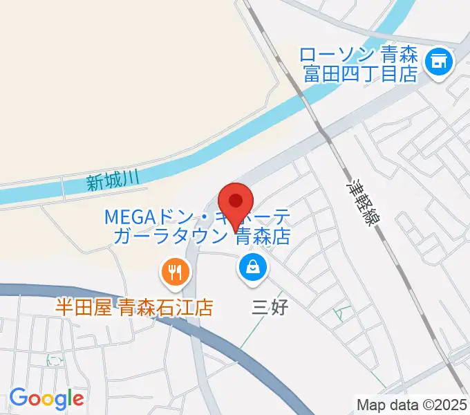 イオンシネマ新青森の地図