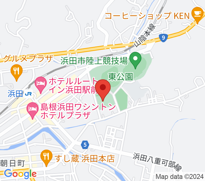 島根県立石見武道館の場所