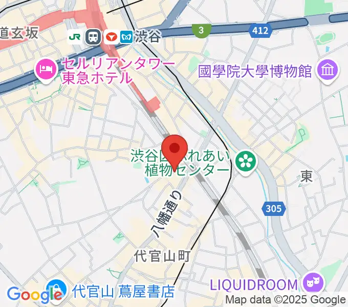 [移転]ゼロスタジオ[渋谷猿楽町]の地図