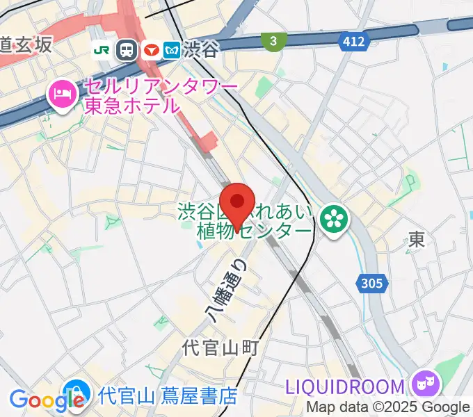 [移転]ゼロスタジオ[渋谷猿楽町]の地図