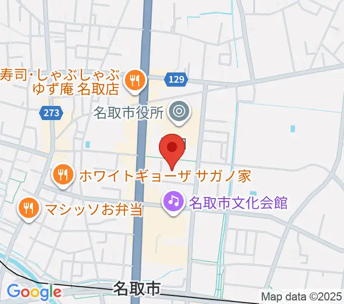 名取市民体育館の地図