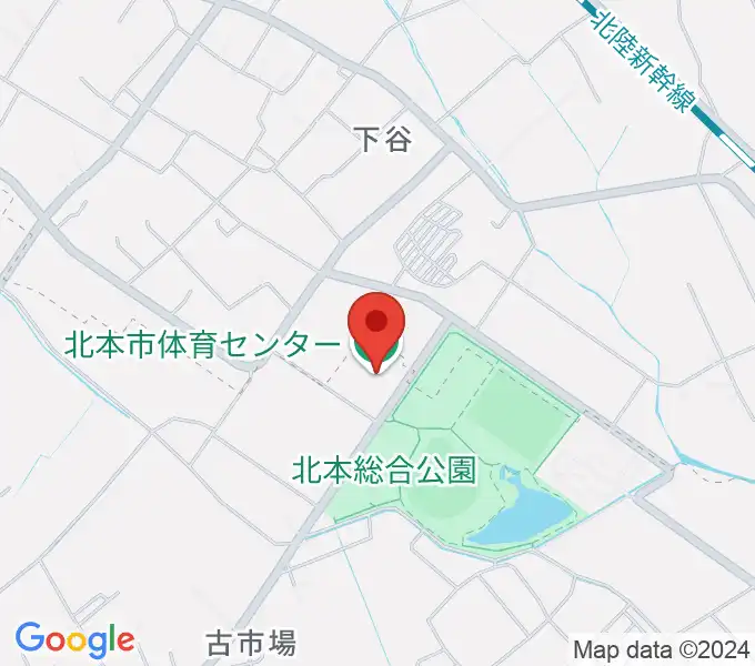 北本市体育センターの地図