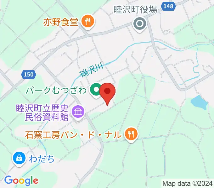 パークむつざわ睦沢町総合体育館の地図