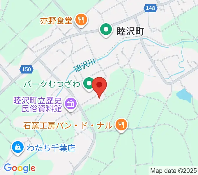 パークむつざわ睦沢町総合体育館の地図