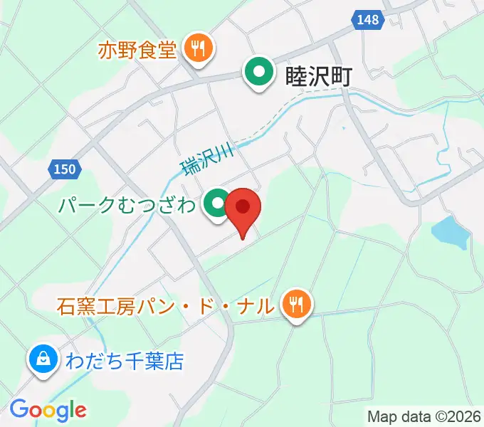 パークむつざわ睦沢町総合体育館の地図