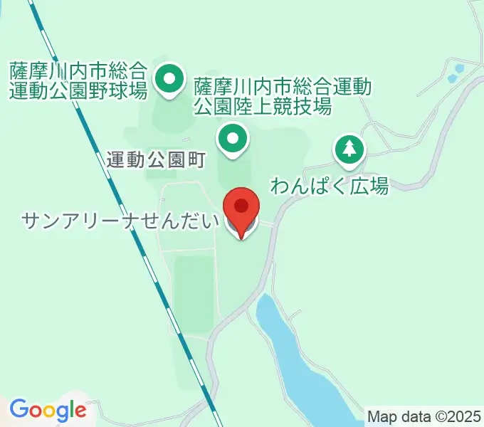サンアリーナせんだいの地図