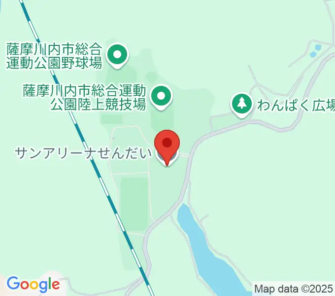 サンアリーナせんだいの地図