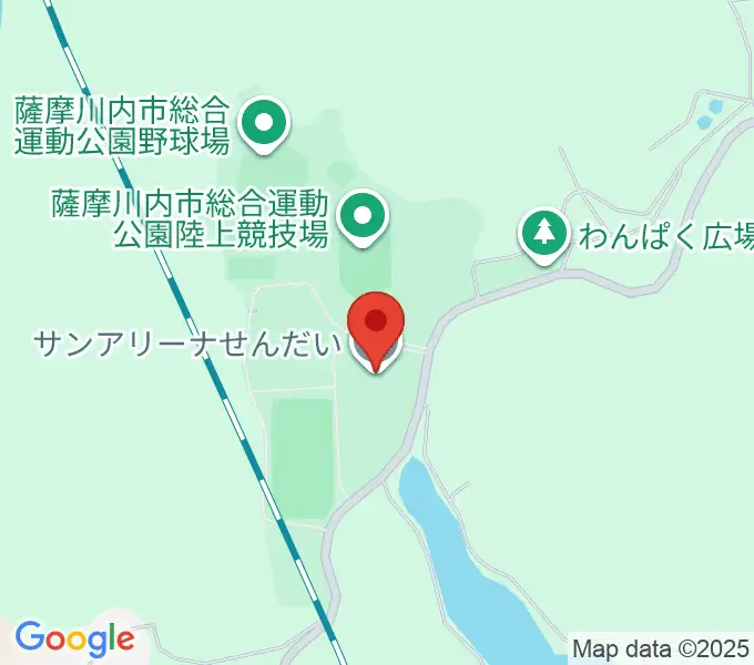 サンアリーナせんだいの地図