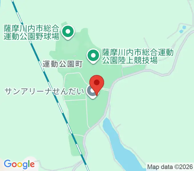 サンアリーナせんだいの地図