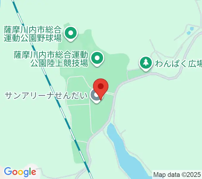 サンアリーナせんだいの地図