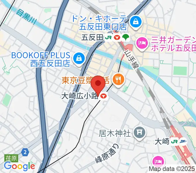 シティホール&ギャラリー五反田の地図