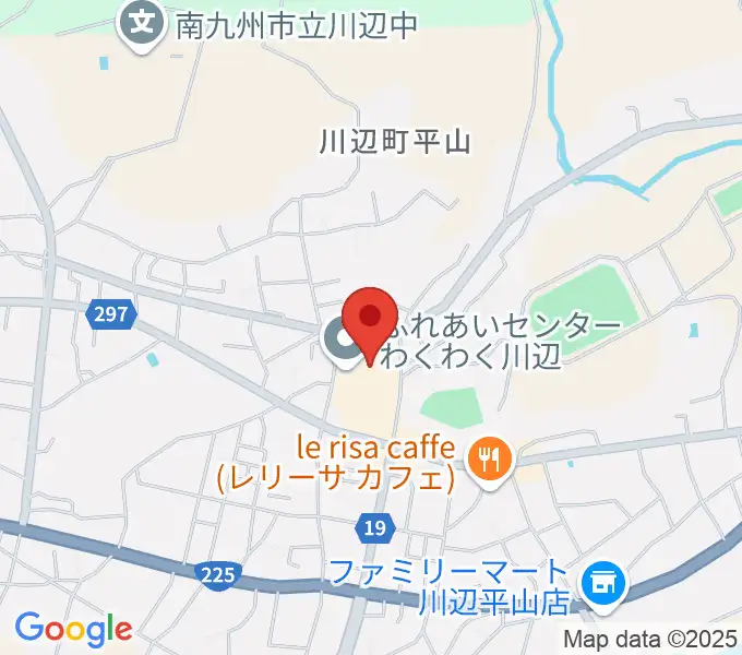 marukawaホール 川辺文化会館の地図