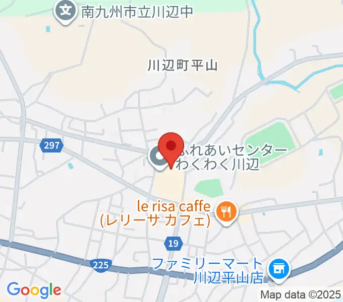 marukawaホール 川辺文化会館の地図
