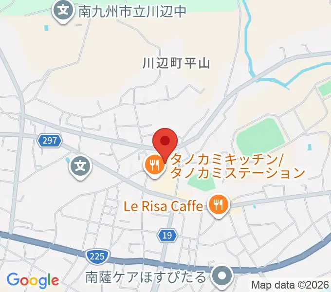 marukawaホール 川辺文化会館の地図