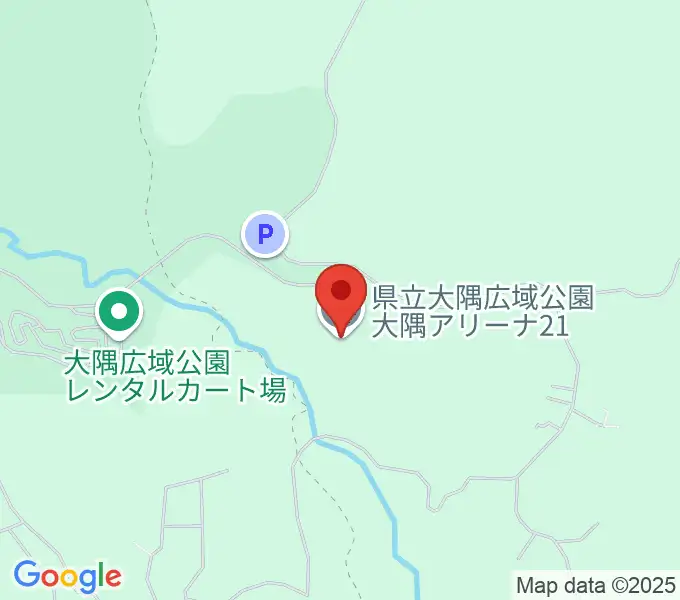 大隅アリーナ21の地図