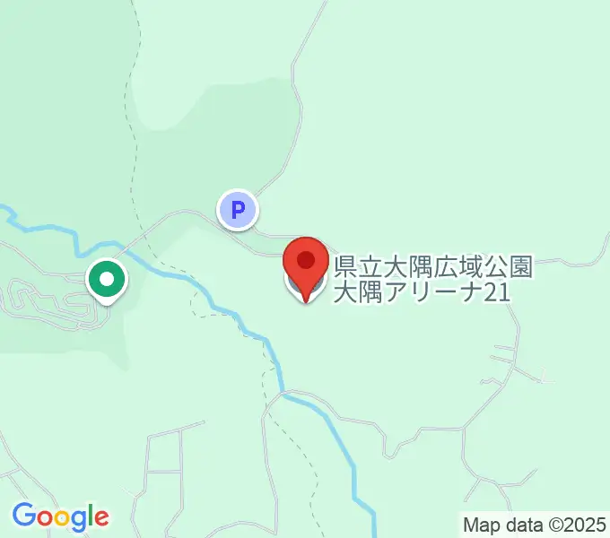 大隅アリーナ21の地図