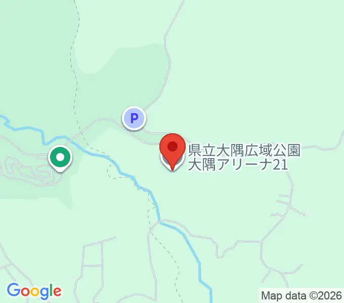 大隅アリーナ21の地図