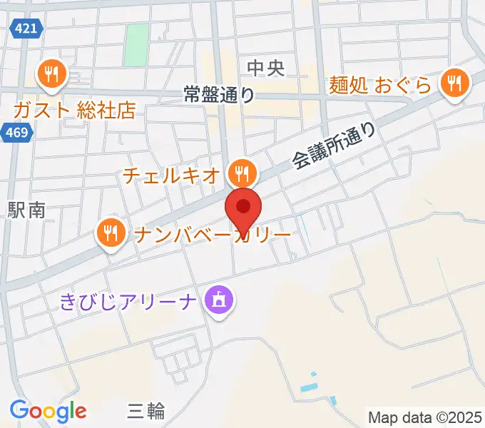 総社市武道館の地図