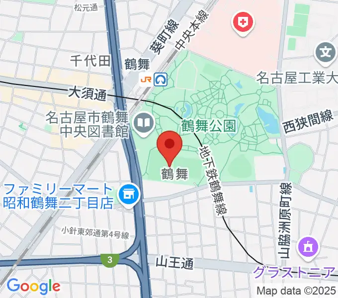 テラスポ鶴舞の地図