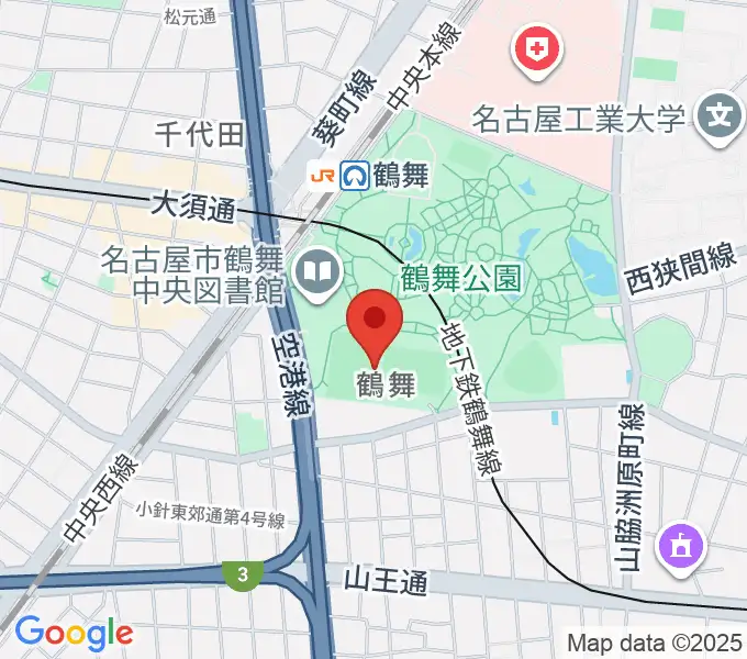 テラスポ鶴舞の地図