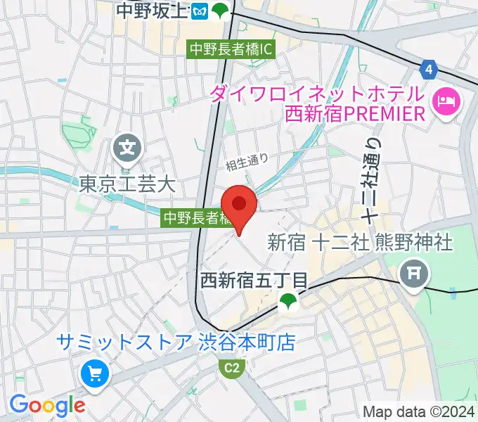 ファズイットスタジオの地図