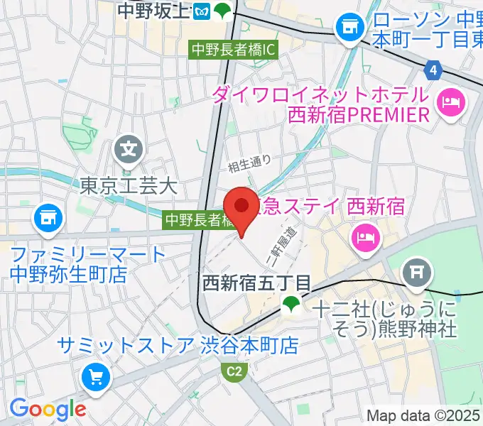 ファズイットスタジオの地図