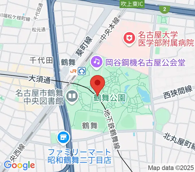 普選記念壇の地図