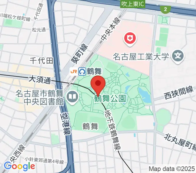 普選記念壇の地図