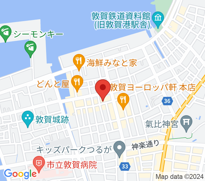 敦賀市立博物館の場所