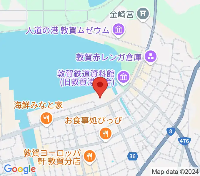 きらめきみなと館の地図