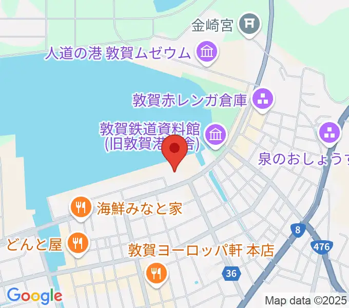 きらめきみなと館の地図