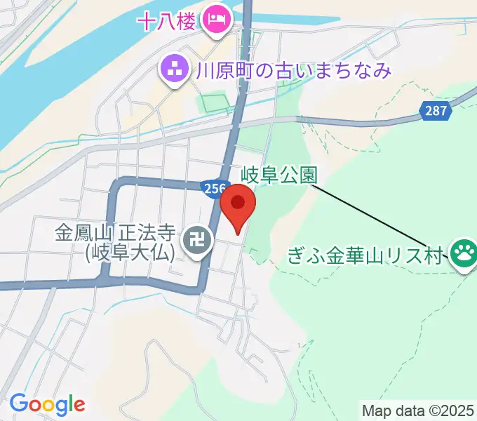 名和昆虫博物館の地図