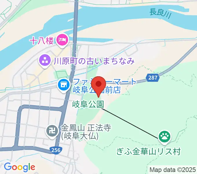 加藤栄三・東一記念美術館の地図