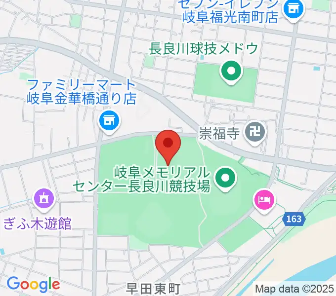 長良川スイミングプラザの地図