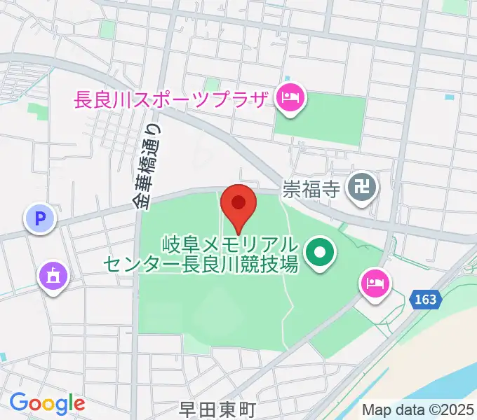 長良川スイミングプラザの地図