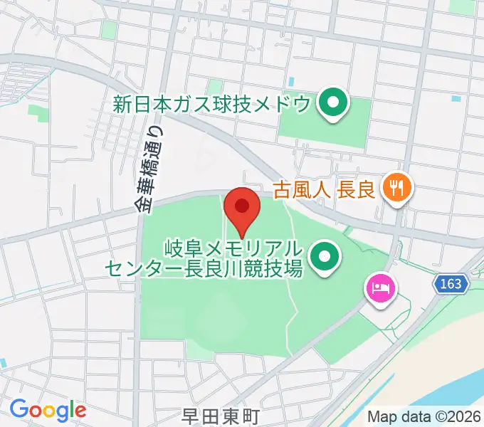 長良川スイミングプラザの地図