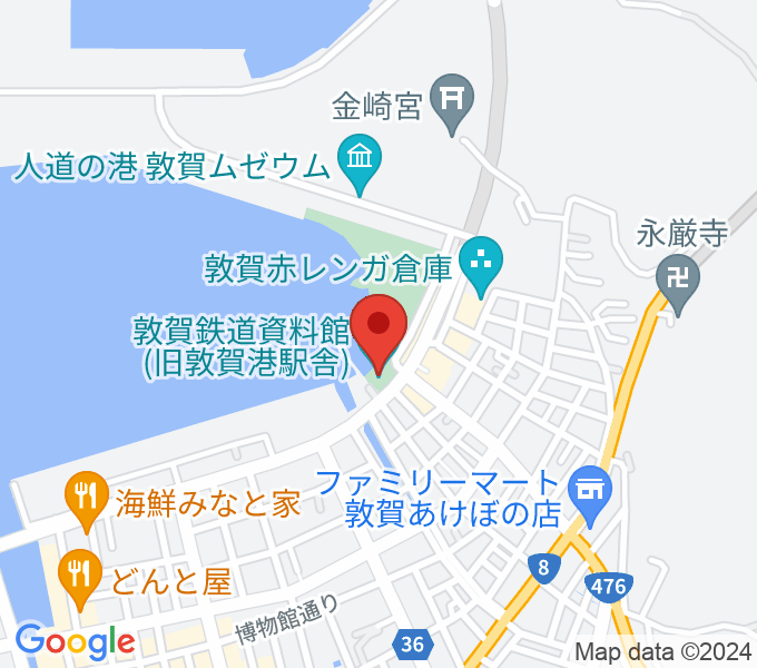 敦賀鉄道資料館の場所