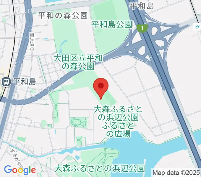 平和の森公園 弓道場･アーチェリー場の地図