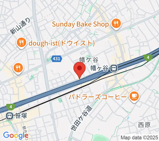 SUR SOUND STUDIOの地図