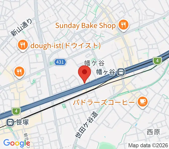 SUR SOUND STUDIOの地図