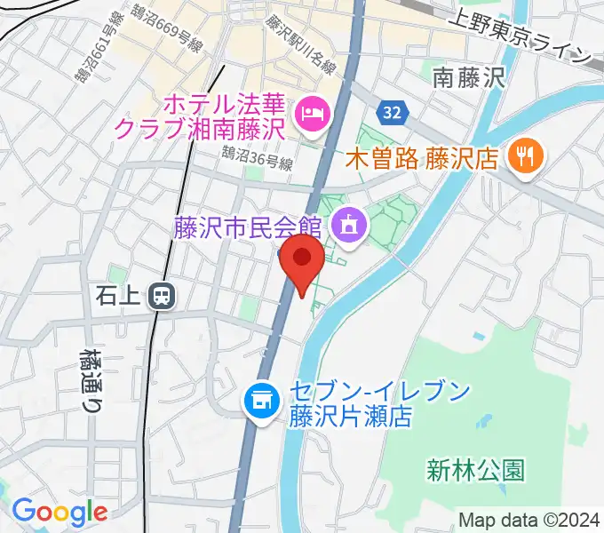 秩父宮記念体育館の地図