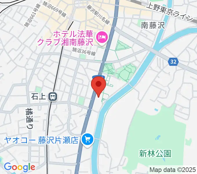秩父宮記念体育館の地図