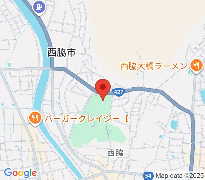 西脇市総合市民センターの地図